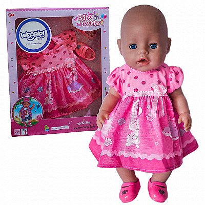 Woopie Doll Roosa kleit 43-46 cm.