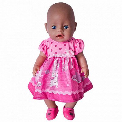 Woopie Doll Roosa kleit 43-46 cm.