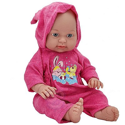 Whoopie Baby Doll kleidi vannikomplekt hommikumantli body, 43-46 cm