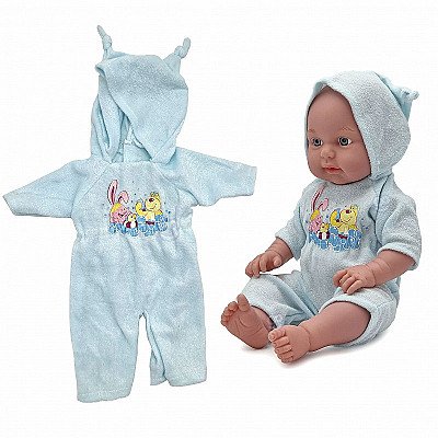 Whoopie Baby Doll kleidi vannikomplekt hommikumantli body, 43-46 cm