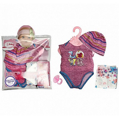 Woopie Doll Kleit Mega Komplekt Body Love Cap Lutt Mähe 43-46 cm