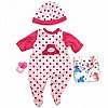 Woopie Doll Clothes Mega komplekt Body ülikond Beebi riidest mütsi mähe 43-46 cm