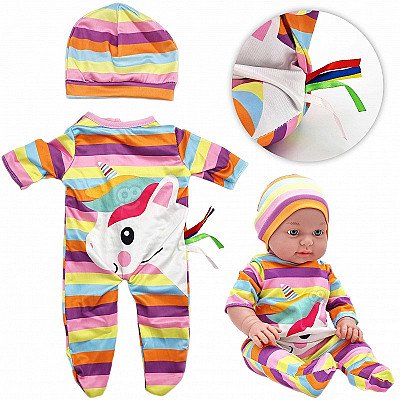 Woopie Kūdikių Drabužėlių Rinkinys Bodysuit Unicorn Cap 43-46 cm.