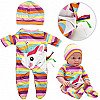 Woopie Kūdikių Drabužėlių Rinkinys Bodysuit Unicorn Cap 43-46 cm.