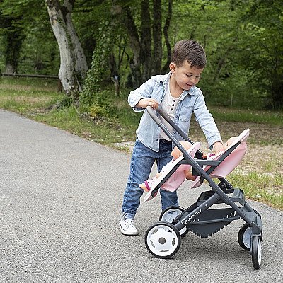 Smoby Maxi Cosi Quinny Lėlių Vežimėlis Dvynukams