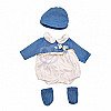 Whoopie Dolls Blue Outfit mütsiga 43 - 46 cm.