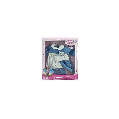 Whoopie Dolls Blue Outfit mütsiga 43 - 46 cm.