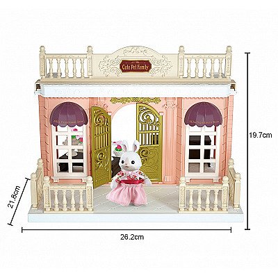 Whoopie Dollhouse Florist Rabbit 4 tk.