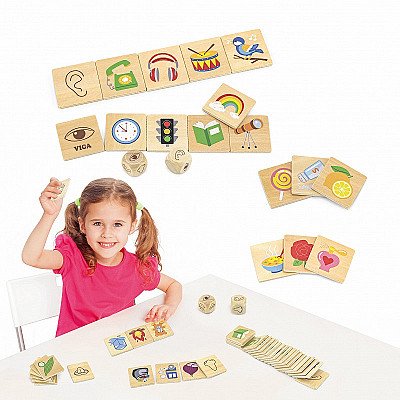 Viga Educational Learning Puzzle Sort Senses 37 El.