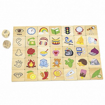 Viga Educational Learning Puzzle Sort Senses 37 El.