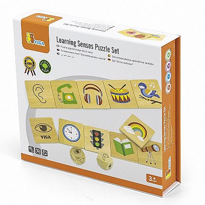 Viga Educational Learning Puzzle Sort Senses 37 El.