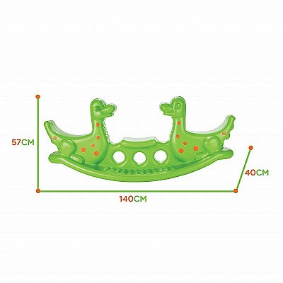 Woopie Daugiavietės Sūpynės Dino Swing Green