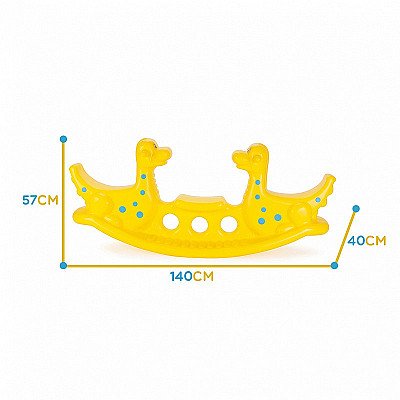 Woopie Dino Multi-Person Swing Kollane