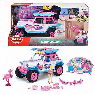 Dickie Playlife Jeep Pink Drivez Flamingo 22cm