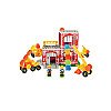 Mochtoys Pin Bricks Fire Brigade Karbis 100 tk. 2 numbrit