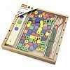 Viga Educational Wooden Game Logic Beads 104 tk.