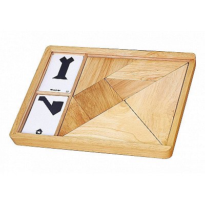 Viga Tangram Wooden Puzzle Mäng Plokkide mõistatus