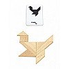 Viga Tangram Wooden Puzzle Mäng Plokkide mõistatus