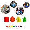 Geomeetrilised elemendid moodulseinale STEM 8 Colors Masterkidz