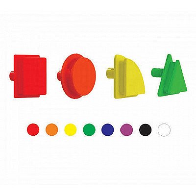 Geomeetrilised elemendid moodulseinale STEM 8 Colors Masterkidz