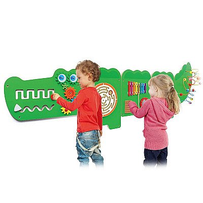 Viga Sensory Educational Manipulation Board Krokodill