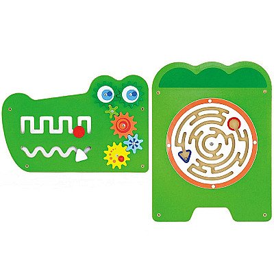 Viga Sensory Educational Manipulation Board Krokodill