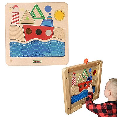 Masterkidz Sensory Educational Board Sailing Ocean