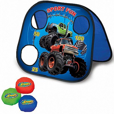 Whoopie Target Toss Arkaadmäng Monster Truck lastele