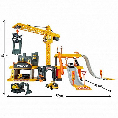 Majorette Creatix Volvo Konstruktorių Rinkinys 5 Transporto Priemonės