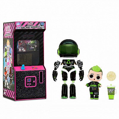 L.o.L Surprise Boys Arcade Heroes Bhaddie Bro Lėlė Lošimo Automate