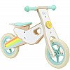 Classic World Medinis Vaikiškas Bėgimo Dviratis Quiet Wheels Rainbow