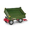 Rollytrailer kaheteljeline haagis Rolly Multi Green