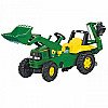 Rollyjunior pedaalitraktor John Deere Tur koos kopaga