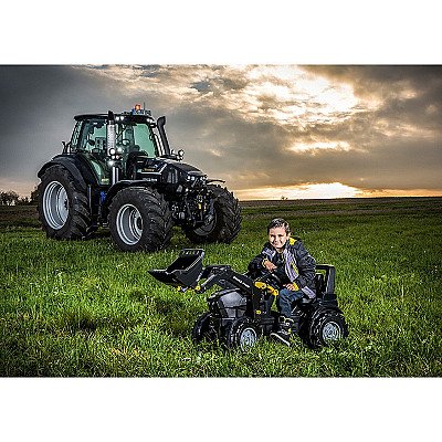 Rolly Toys Deutz Fahr traktor koos esilaaduriga