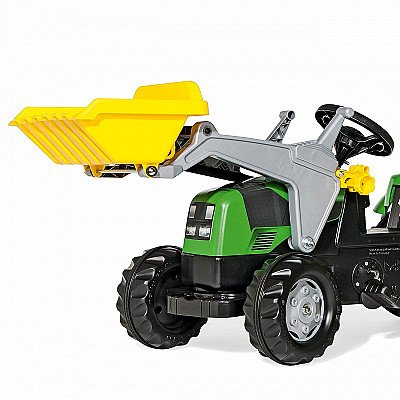 Deutz-Fahr Kid Traktor koos haagise ja tõstukiga