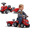 Falk Traktorius Baby Massey Ferguson Raudonos Spalvos Su Priekaba Acc. Nuo 1 Metų