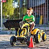 Falk Pedal Tractor Komatsu ekskavaator kopa ja haagisega