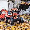 Falk Kubota oranž traktor koos haagisega