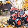 Falk Kubota oranž traktor koos haagisega