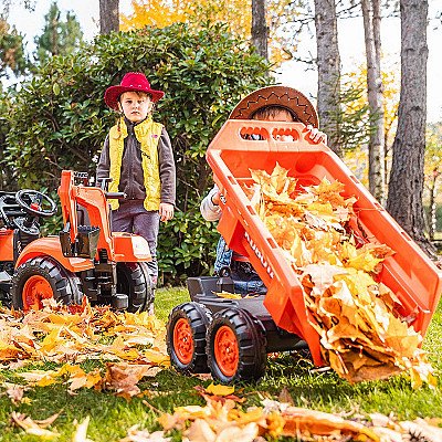 Falk Kubota oranž traktor koos haagisega