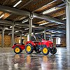 Falk Red Supercharger pedaaliga traktor koos haagisega, avatud alates 3 aastast