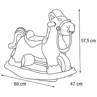 Feber interaktiivne kiikhobune Ponyfeber 2in1 kiikhobune