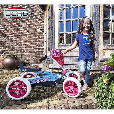 Berg Pedal Karting Buzzy Bloom vaiksed rattad 2-5 aastat kuni 30 kg