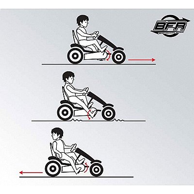 Berg Pedal Kart X-Plore Bfr täispuhutavad rattad vanuses 5 aastat kuni 100 kg