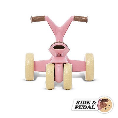 Berg Go2 Kicking Pink Bike 2In1 Retro Pink