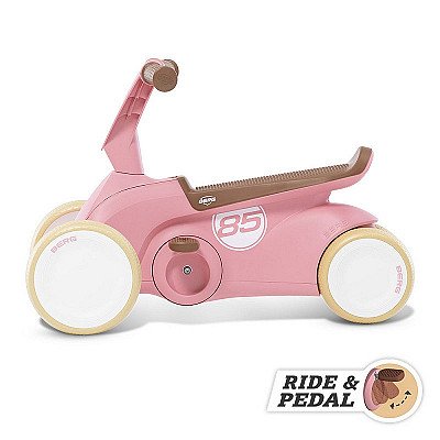 Berg Go2 Kicking Pink Bike 2In1 Retro Pink