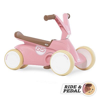 Berg Go2 Kicking Pink Bike 2In1 Retro Pink