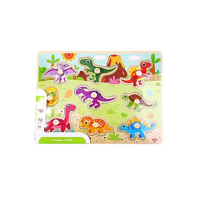 Laste puidust pusle Dinosaurs Tooky Toy