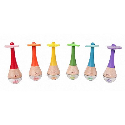 Rainbow Maracas puidust instrument