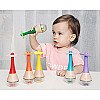 Rainbow Maracas puidust instrument